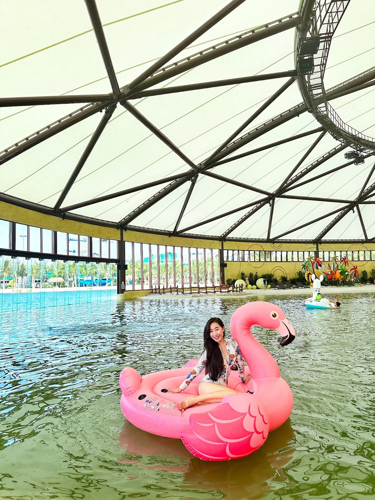 Experience Four-Season Indoor Beach in the Giant Dome